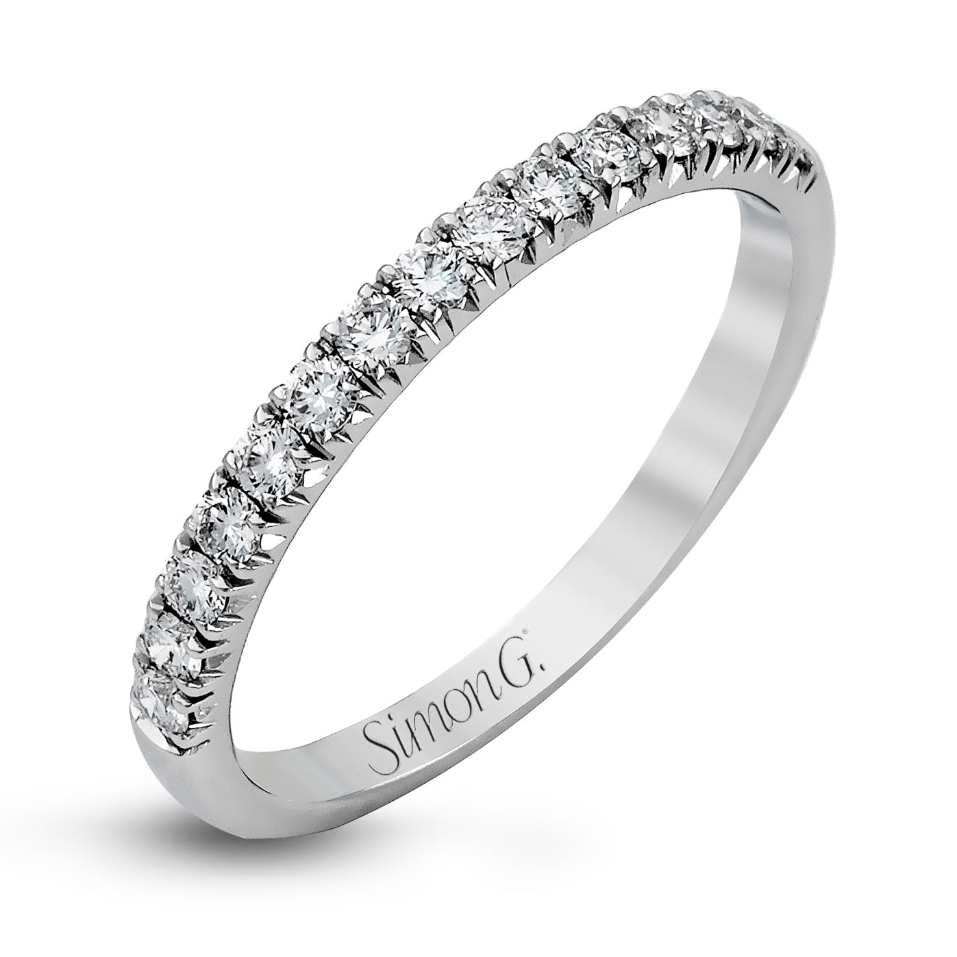 Marquise - cut Halo Engagement Ring & Matching Wedding Band in 18k Gold with Diamonds - Simon G. Jewelry