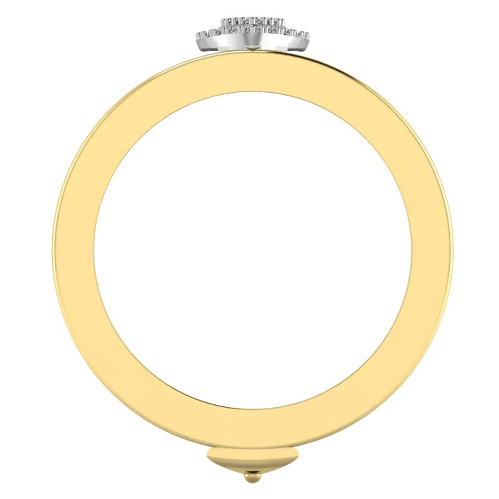Marquise Diamond Cluster Smart Ring Jacket in 14k Gold with Diamonds - Simon G. Jewelry