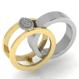Marquise Diamond Cluster Smart Ring Jacket in 14k Gold with Diamonds - Simon G. Jewelry