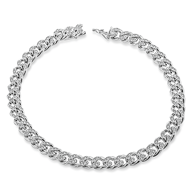 Men's Bracelet In 14k Gold With Diamonds - Simon G. Jewelry