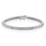 Men's Bracelet In 14k Gold With Diamonds - Simon G. Jewelry