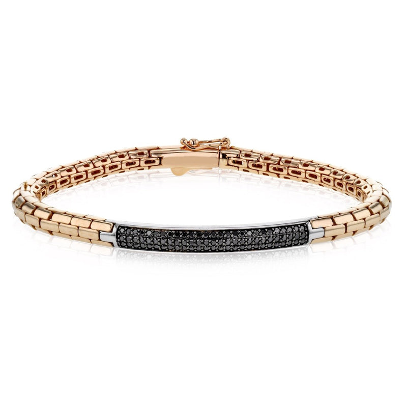 Men's Bracelet In 14k Gold With Diamonds - Simon G. Jewelry