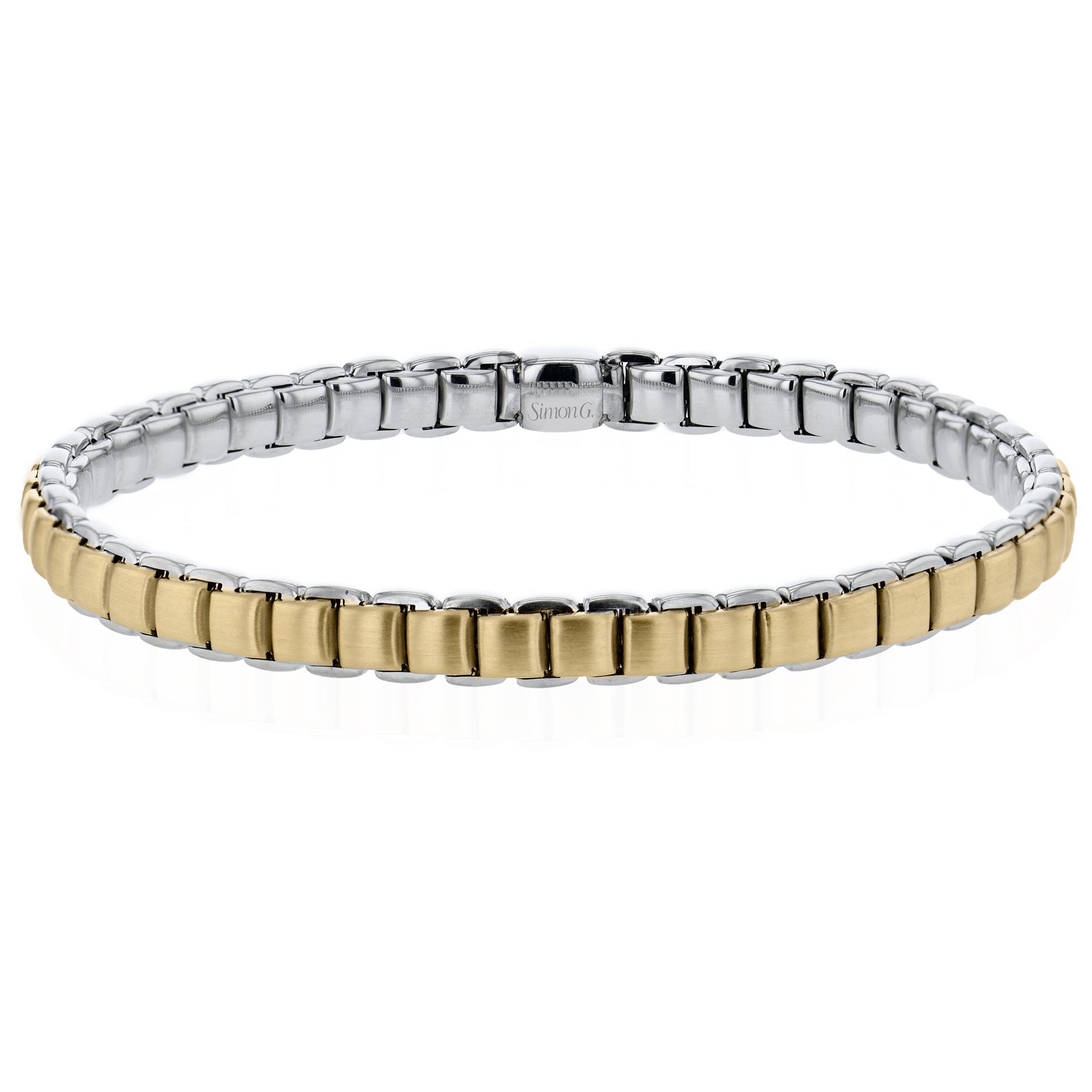 Men's Bracelet In 14k Gold With Diamonds - Simon G. Jewelry