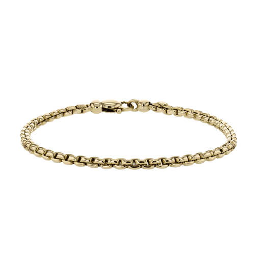 Men's Classic Link Bracelet in 14k Gold - Simon G. Jewelry