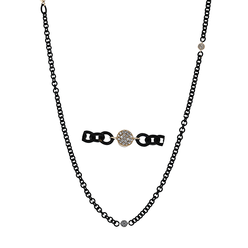 Men's Necklace in 14k Gold with Diamonds - Simon G. Jewelry