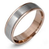 Men's Wedding Band in 14k or 18k Gold and Platinum - Simon G. Jewelry