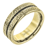 Men's Wedding Band In 14k Or 18k Gold With Diamonds - Simon G. Jewelry