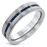 Men's Wedding Band In 14k Or 18k Gold with Diamonds - Simon G. Jewelry