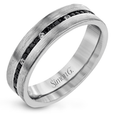 Men's Wedding Band In 14k Or 18k Gold With Diamonds - Simon G. Jewelry