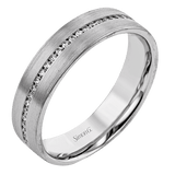 Men's Wedding Band In 14k Or 18k Gold With Diamonds - Simon G. Jewelry