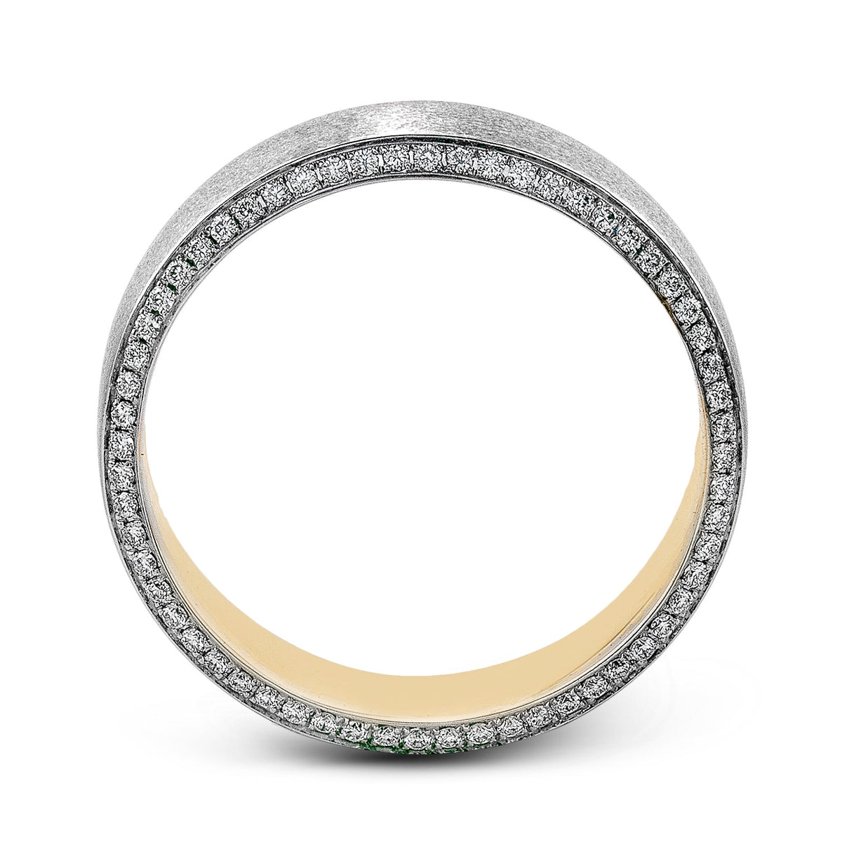 Men's Wedding Band In 14k Or 18k Gold With Diamonds - Simon G. Jewelry