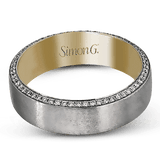 Men's Wedding Band In 14k Or 18k Gold With Diamonds - Simon G. Jewelry