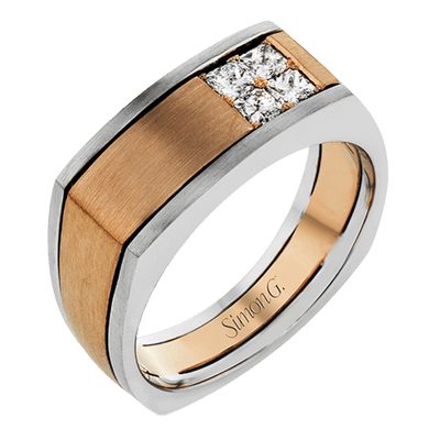 Men's Wedding Band In 14k Or 18k Gold With Diamonds – Simon Jewelry