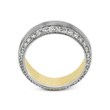 Men's Wedding Band In 14k Or 18k Gold With Diamonds - Simon G. Jewelry