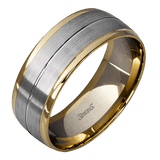 Men's Wedding Band Ring In 14k Or 18k Gold - Simon G. Jewelry
