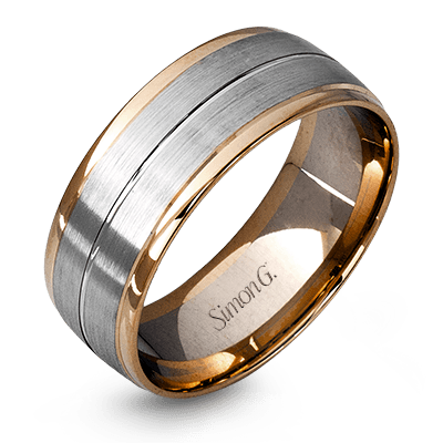 Men's Wedding Band Ring In 14k Or 18k Gold - Simon G. Jewelry
