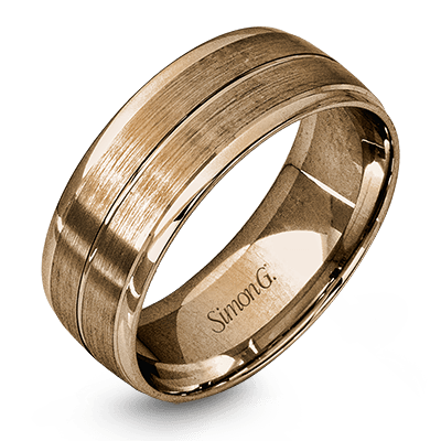 Men's Wedding Band Ring In 14k Or 18k Gold - Simon G. Jewelry