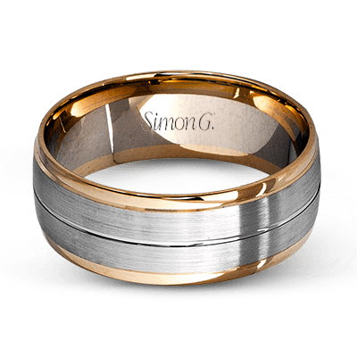 Men's Wedding Band Ring In 14k Or 18k Gold - Simon G. Jewelry