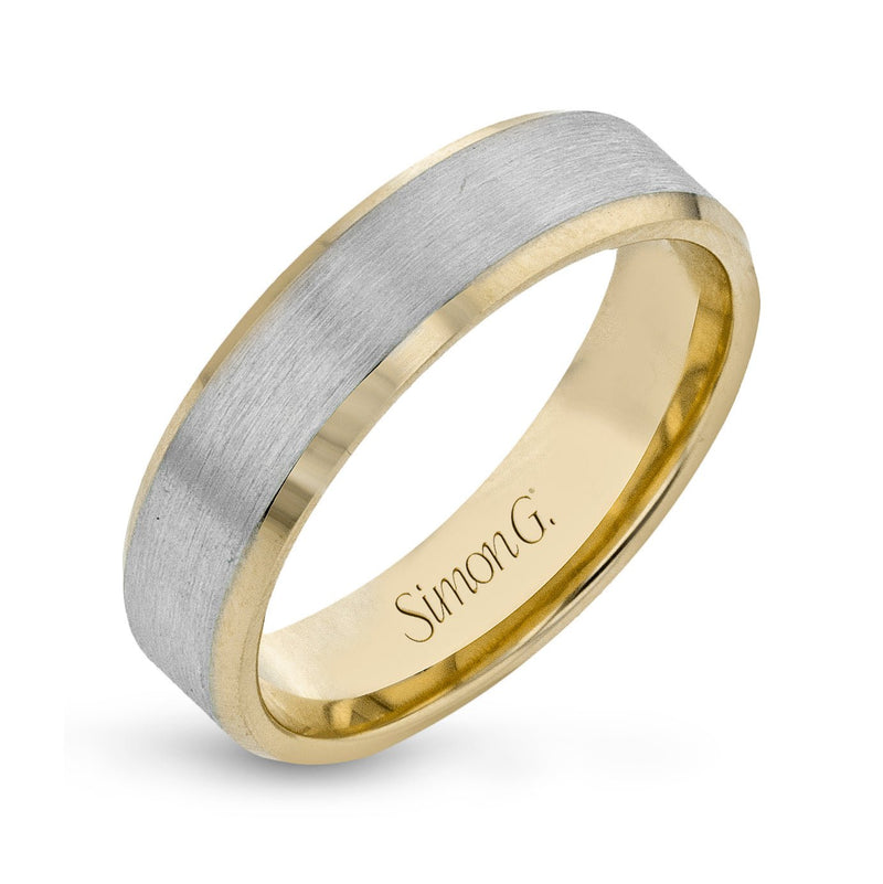 Men's Wedding Band Ring In 14k Or 18k Gold - Simon G. Jewelry