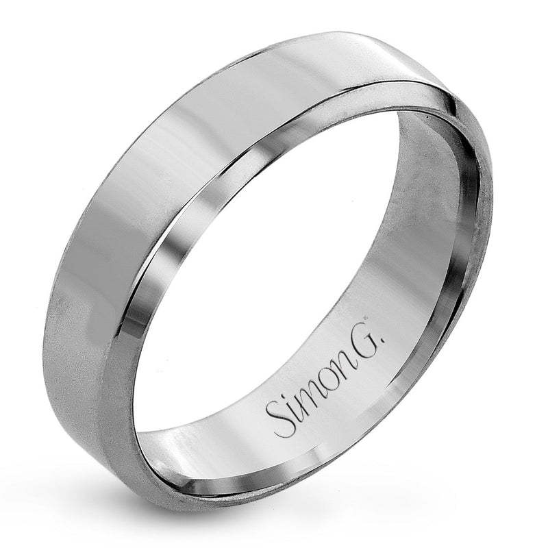 Men's Wedding Band Ring In 14k Or 18k Gold - Simon G. Jewelry
