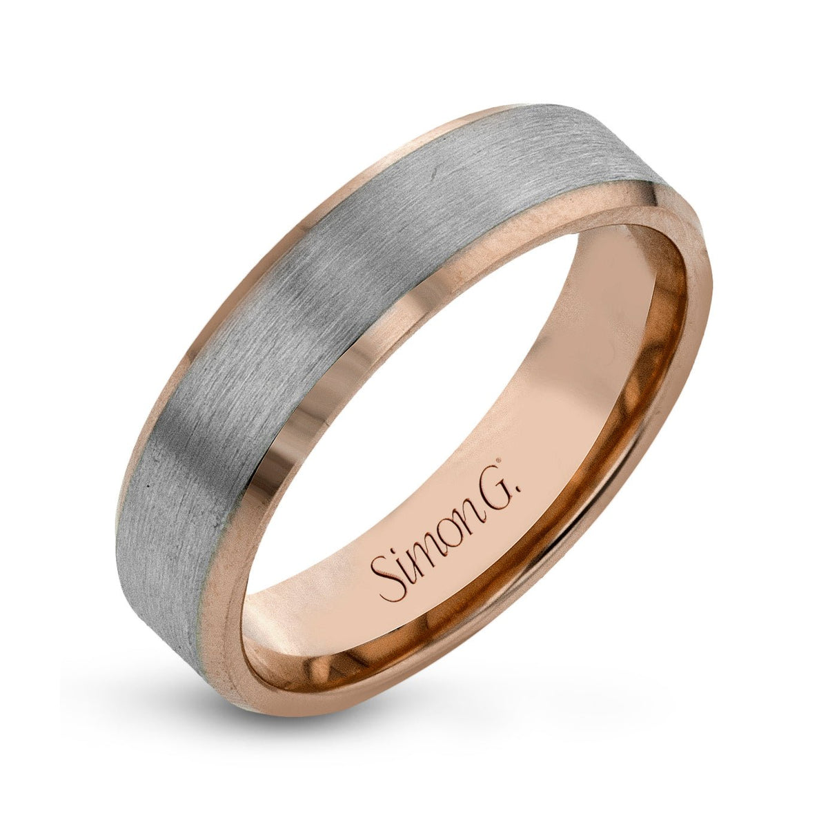 Men's Wedding Band Ring In 14k Or 18k Gold - Simon G. Jewelry