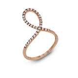 Midi Fashion Hand Ring in 18k Gold with Diamonds - Simon G. Jewelry