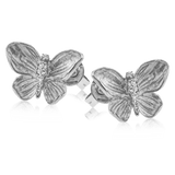 Monarch Butterfly Earrings in 18k Gold with Diamonds - Simon G. Jewelry