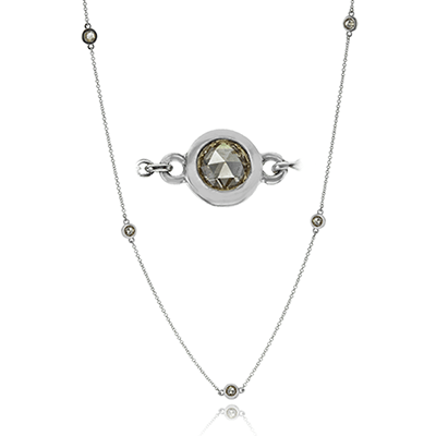 Necklace in 18k Gold with Diamonds - Simon G. Jewelry