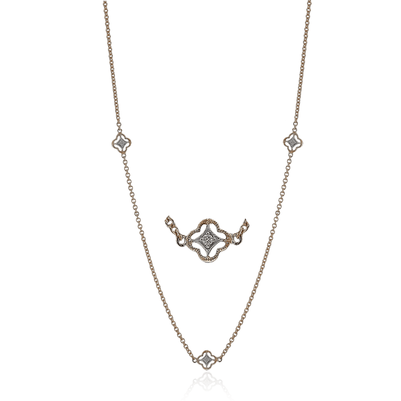 Necklace in 18k Gold with Diamonds - Simon G. Jewelry