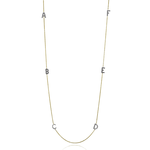 Necklace in 18k Gold with Diamonds - Simon G. Jewelry