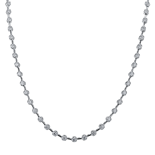 Necklace in 18k Gold with Diamonds - Simon G. Jewelry