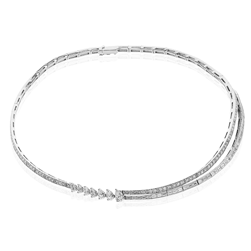 Necklace in 18k Gold with Diamonds - Simon G. Jewelry