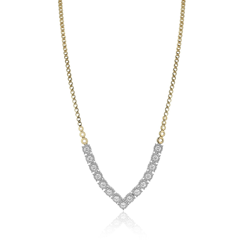 Necklace in 18k Gold with Diamonds - Simon G. Jewelry