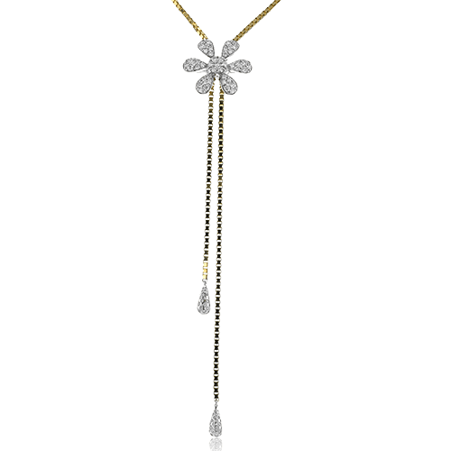 Necklace in 18k Gold with Diamonds - Simon G. Jewelry