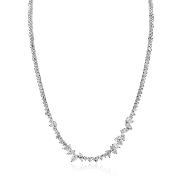 Necklace in 18k Gold with Diamonds - Simon G. Jewelry