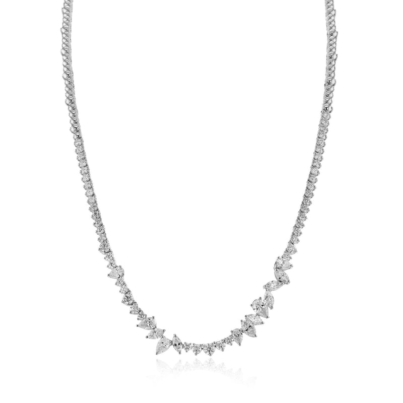 Necklace in 18k Gold with Diamonds - Simon G. Jewelry