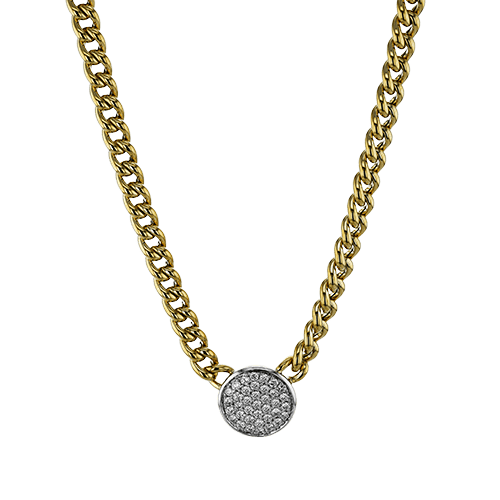 Necklace in 18k Gold with Diamonds - Simon G. Jewelry