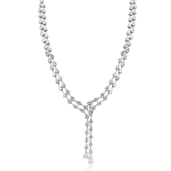 Necklace in 18k Gold with Diamonds - Simon G. Jewelry
