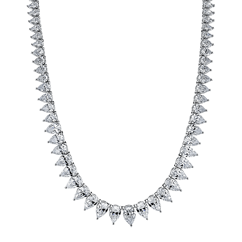 Necklace in 18k Gold with Diamonds - Simon G. Jewelry
