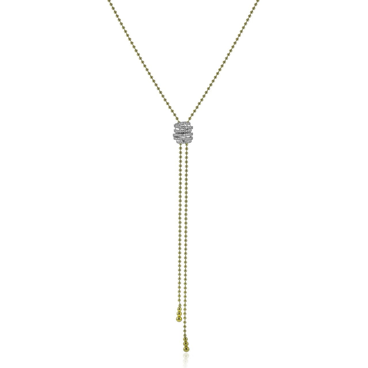 Necklace in 18k Gold with Diamonds - Simon G. Jewelry