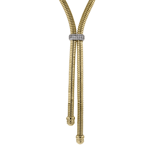 Necklace in 18k Gold with Diamonds - Simon G. Jewelry
