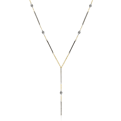 Necklace in 18k Gold with Diamonds - Simon G. Jewelry