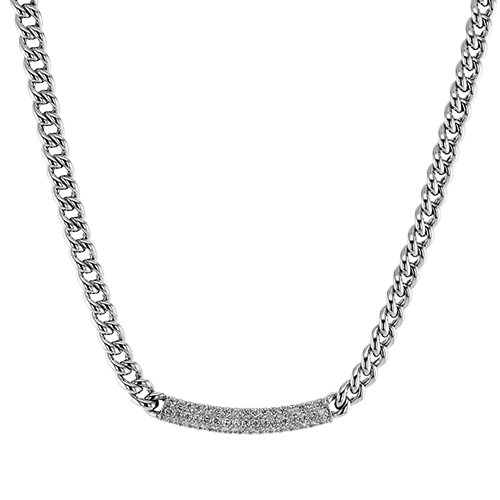 Necklace in 18k Gold with Diamonds - Simon G. Jewelry
