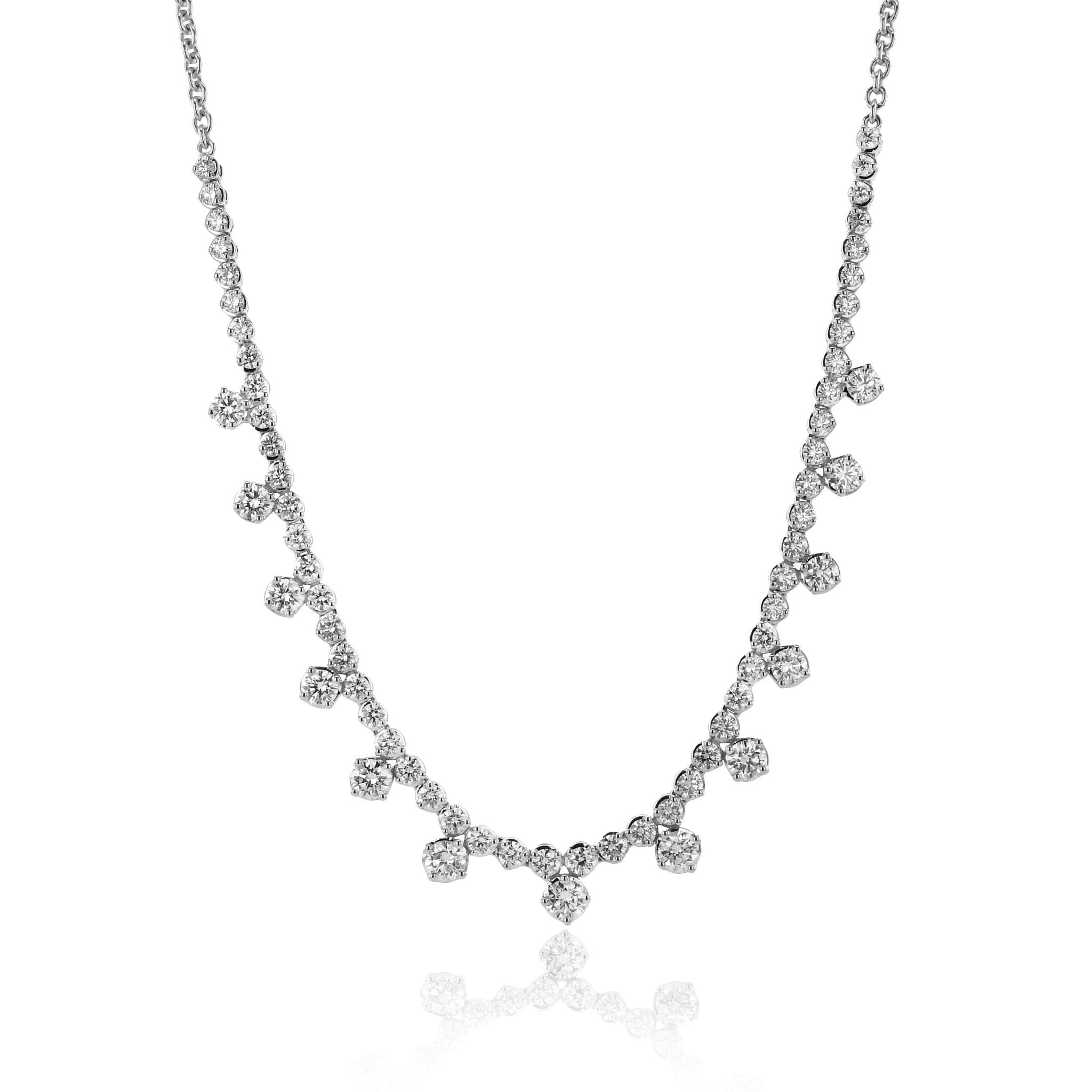 Necklace in 18k Gold with Diamonds – Simon G. Jewelry