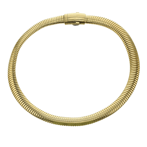 Omega Choker in 18k Gold - Simon G. Jewelry