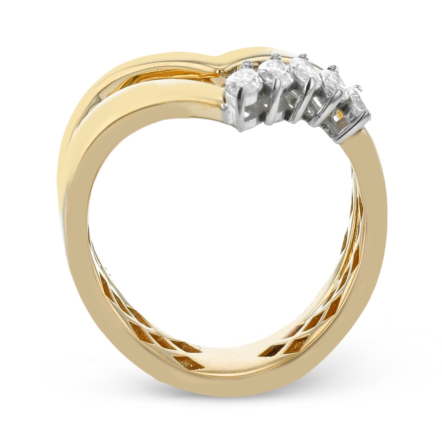 Open Silhouette Fashion Ring in 18k Gold - Simon G. Jewelry