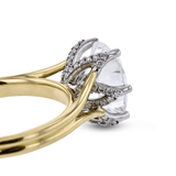Oval-cut Diamond Engagement Ring in 18k Gold - Simon G. Jewelry