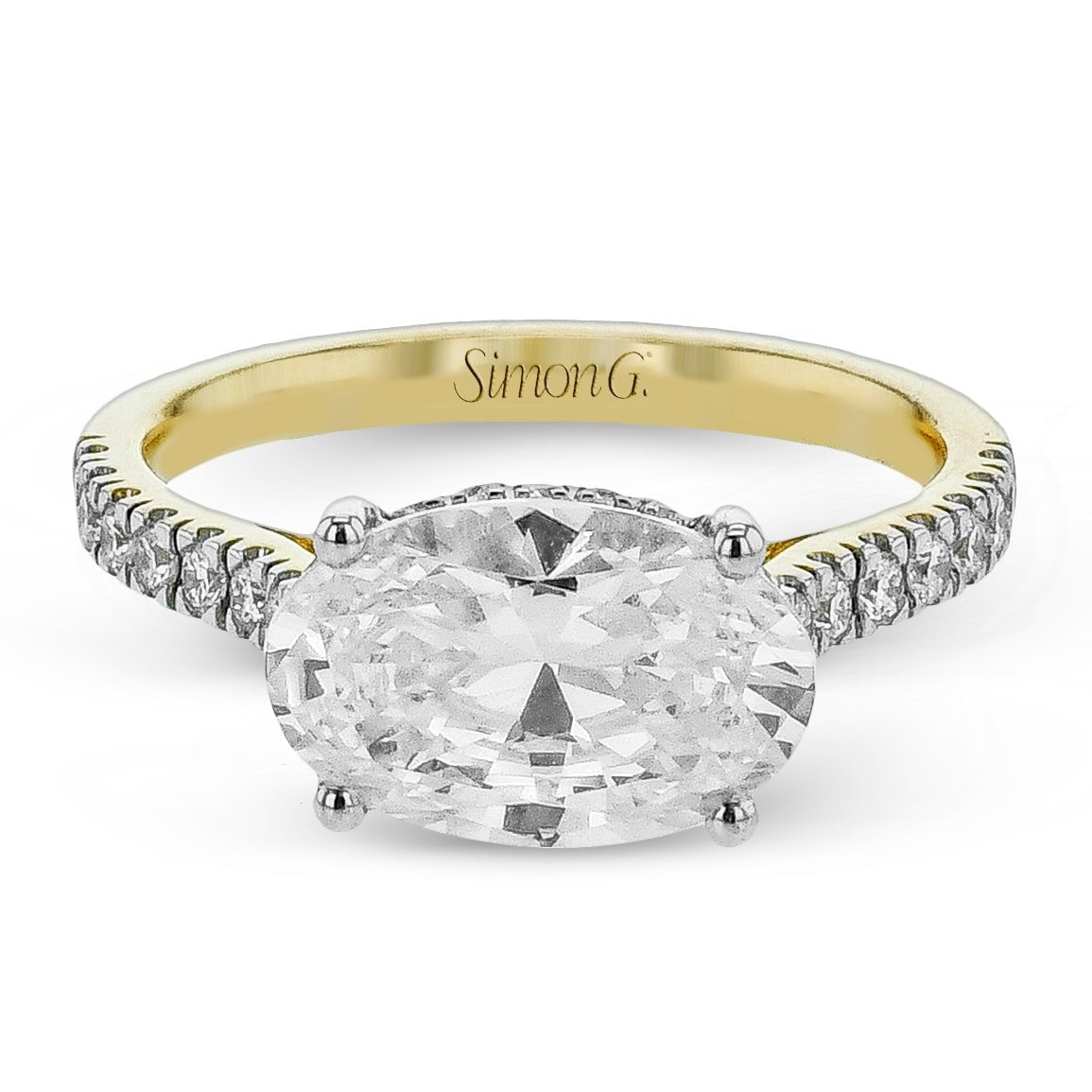 Oval-Cut Diamond Engagement Ring - Simon G. Jewelry