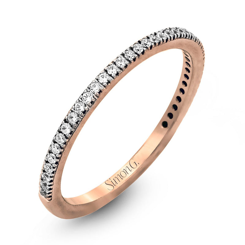 Oval - cut Engagement Ring & Matching Wedding Band in 18k Gold with Diamonds - Simon G. Jewelry