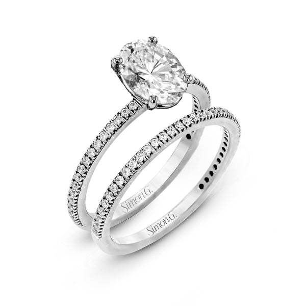 Wedding band to fit oval engagement ring sales